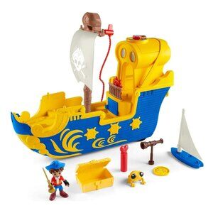 Fisher-Price Santiago of the Seas Toy Pirate Ship Lights & Sounds El Bravo